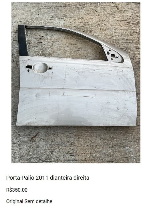 Porta Palio 2011 dianteira direita