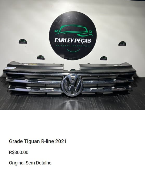 Grade Tiguan R-line 2021